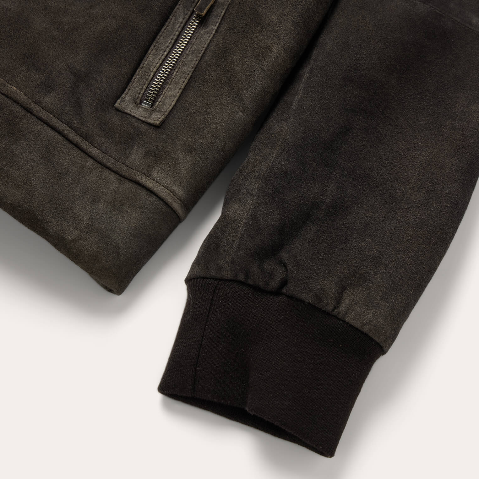 Suede Hooded Jacket Brown | Stetson
