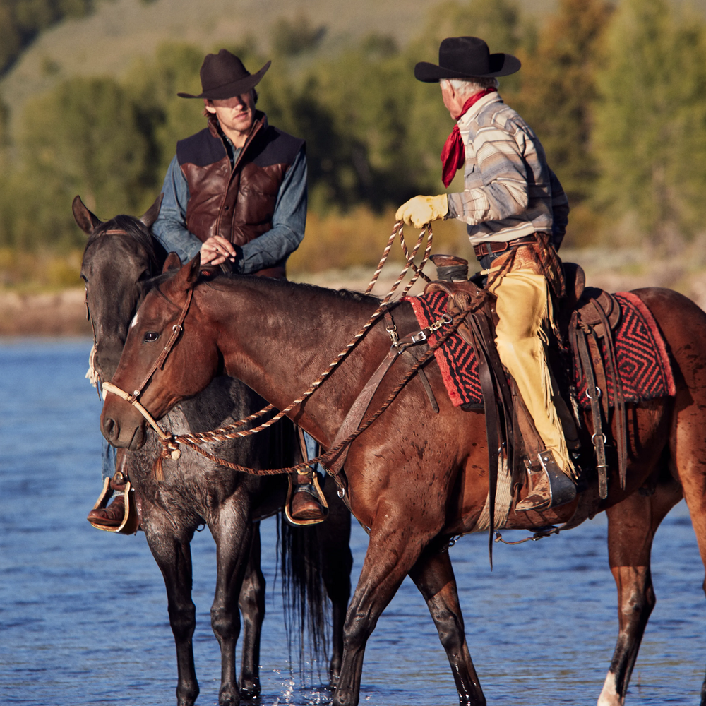 Quilted Leather Vest Brown | Stetson