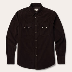 Corduroy Western Shirt Brown | Stetson