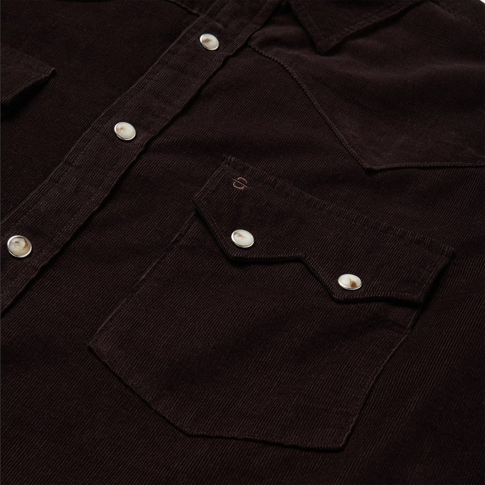 Corduroy Western Shirt Brown | Stetson