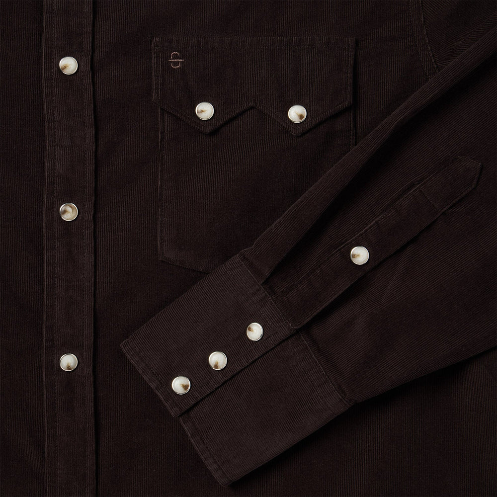 Corduroy Western Shirt Brown | Stetson