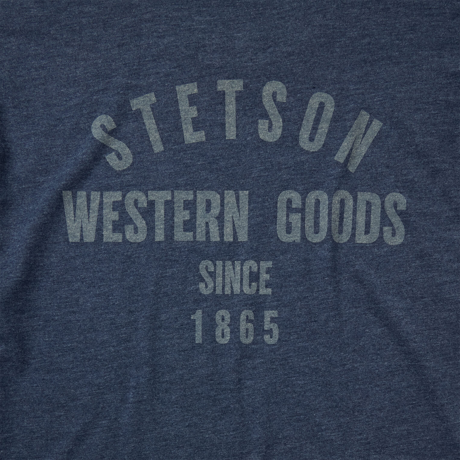 Western Goods Graphic Tee Blue | Stetson