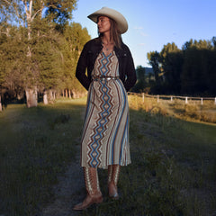 Sand Serape Print Dress Tan | Stetson