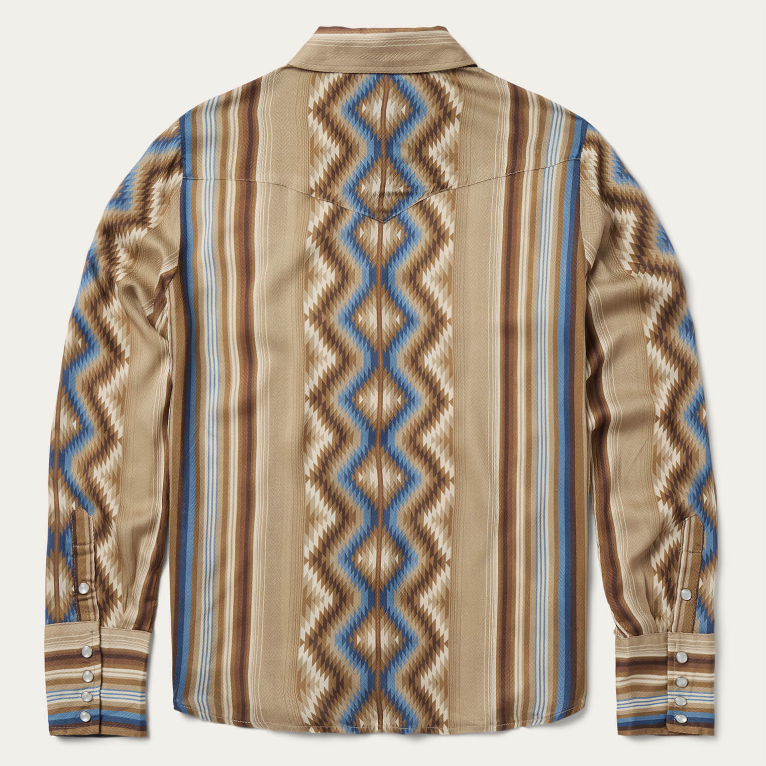 Sand Serape Print Shirt Tan | Stetson