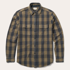 Buffalo Check Flannel Shirt Brown | Stetson