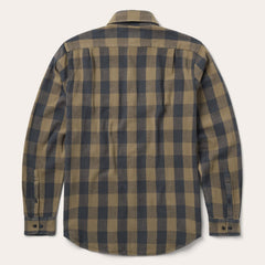 Buffalo Check Flannel Shirt Brown | Stetson