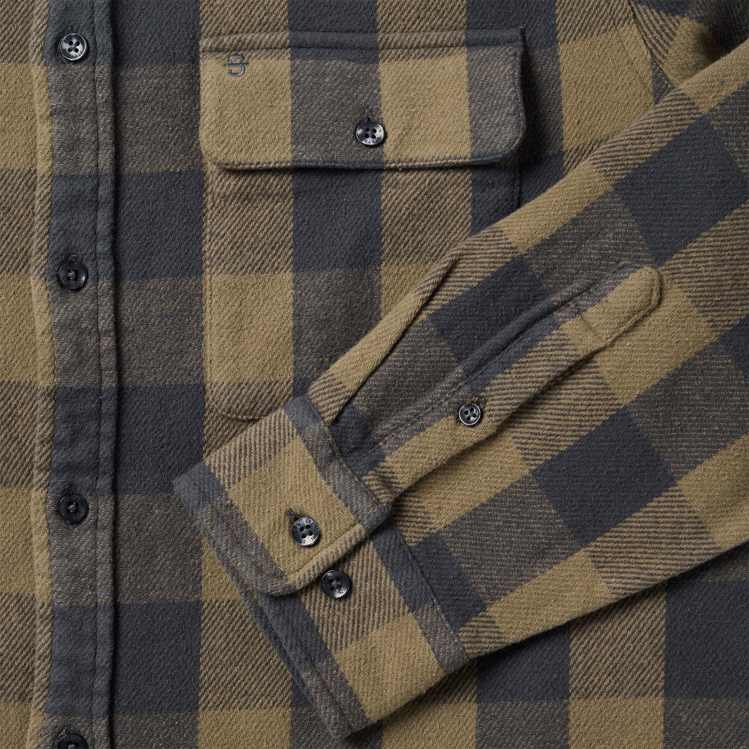 Buffalo Check Flannel Shirt Brown | Stetson
