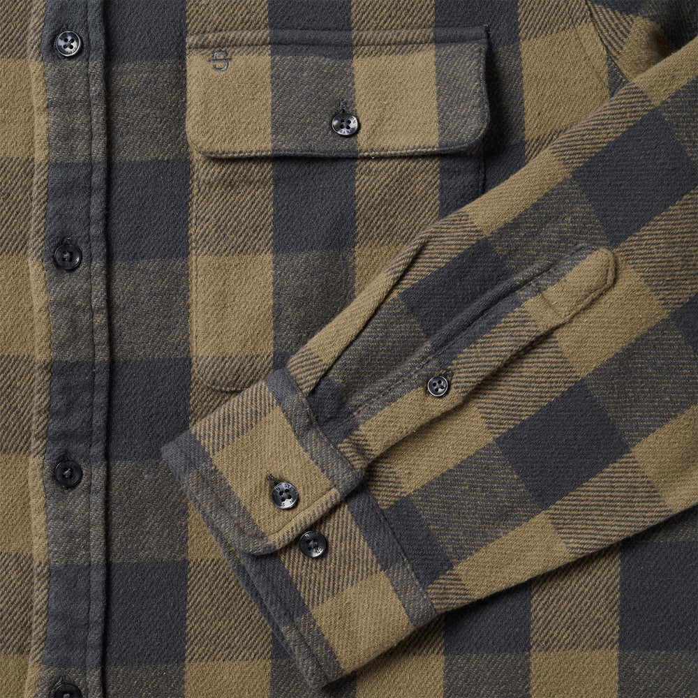 Buffalo Check Flannel Shirt Brown | Stetson