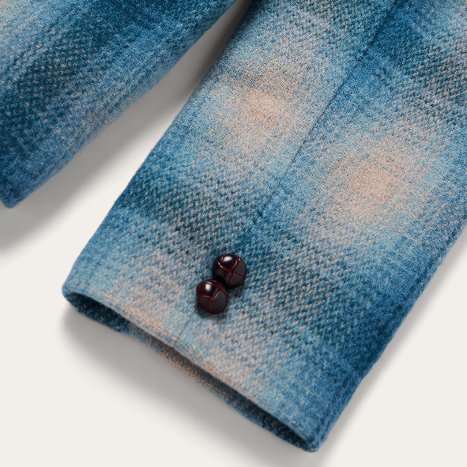 Wool Plaid Western Blazer Navy | Stetson