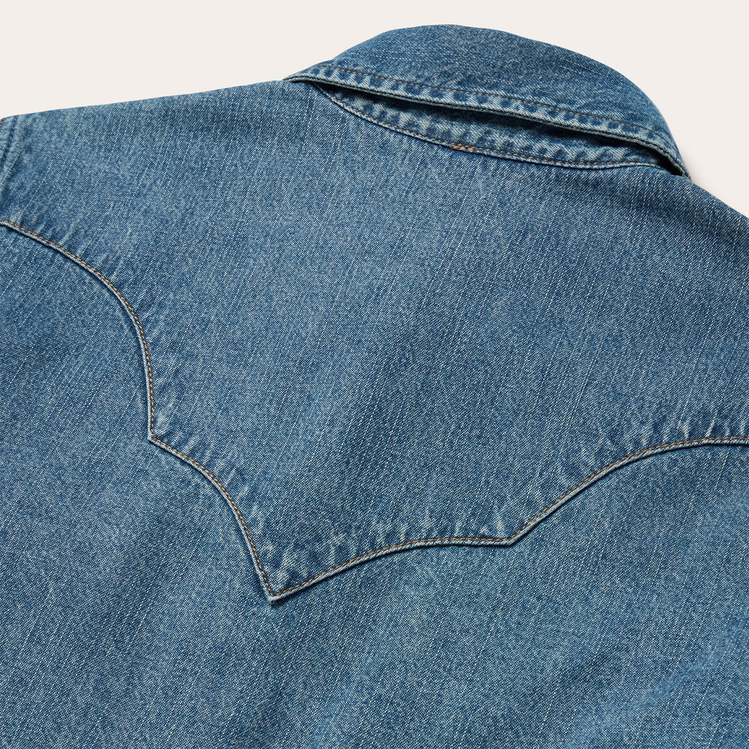 Turquoise Snap Western Denim Shirt Blue | Stetson