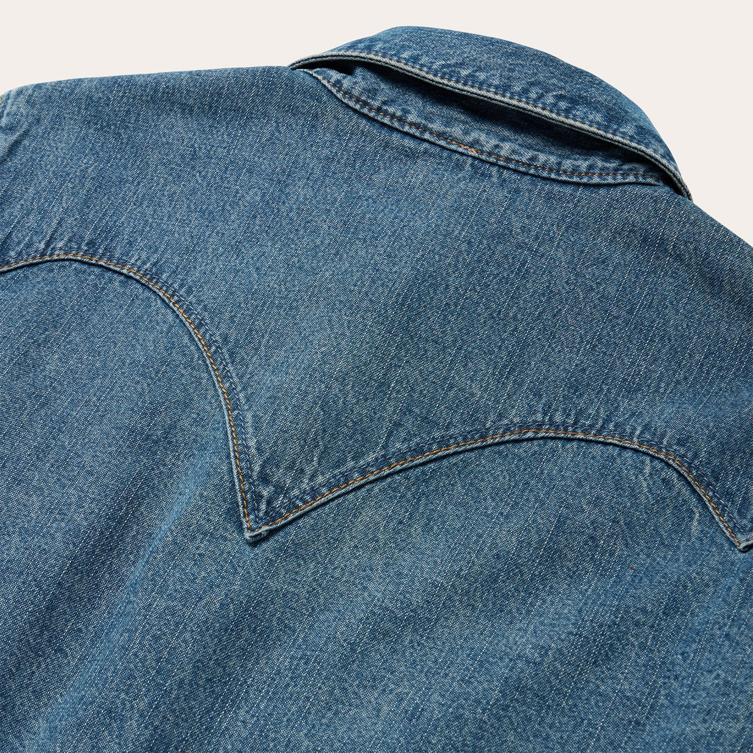 Chocolate Snap Western Denim Shirt Blue | Stetson