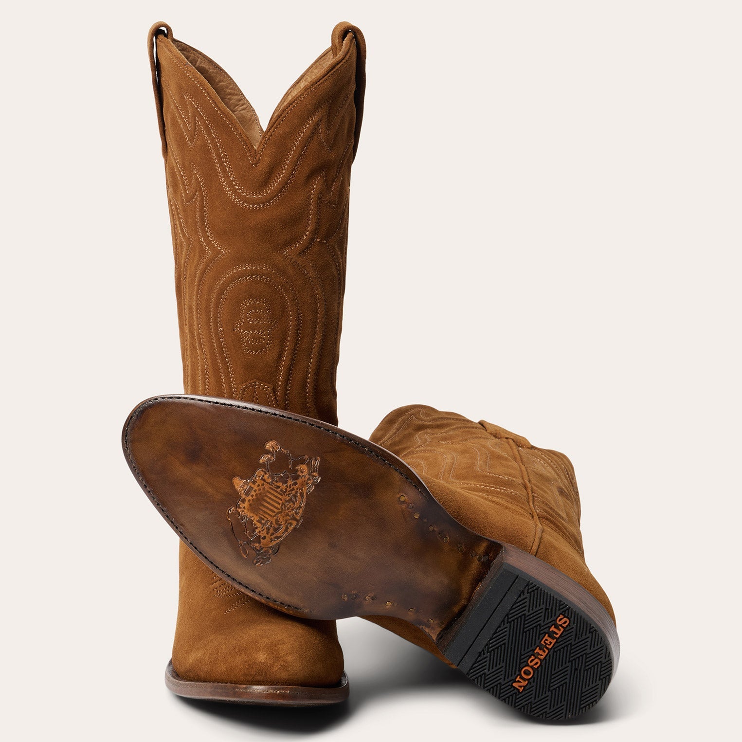 James Boots Tan Suede | Stetson