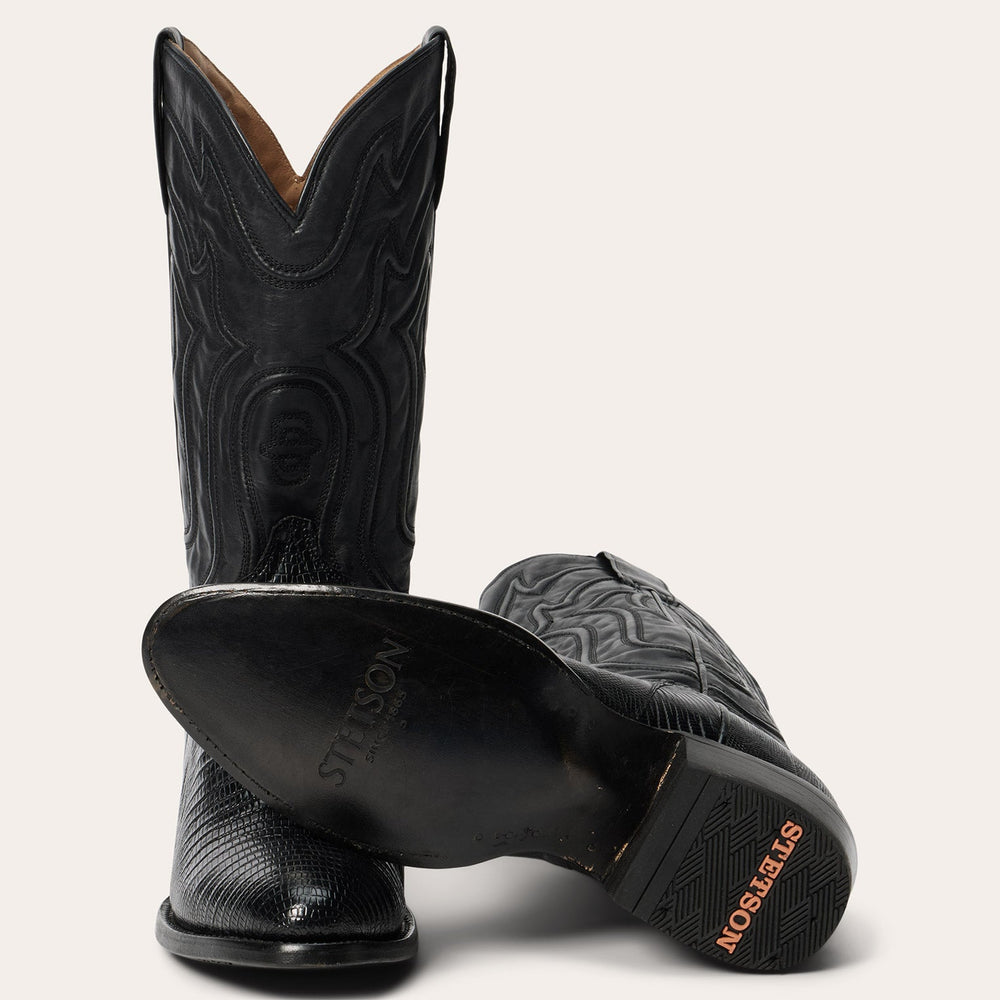 Wayne Teju Boots Black | Stetson