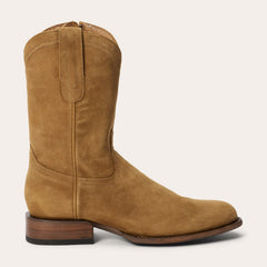 Cash Zip Roper Tan Suede | Stetson