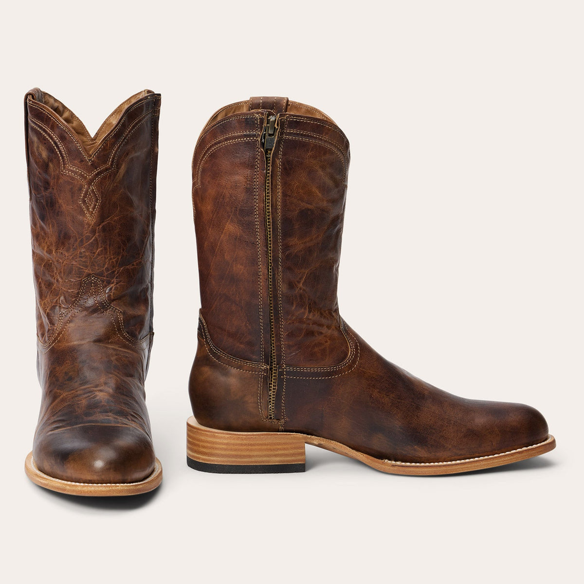 Cash Zip Roper Oiled Cognac | Stetson