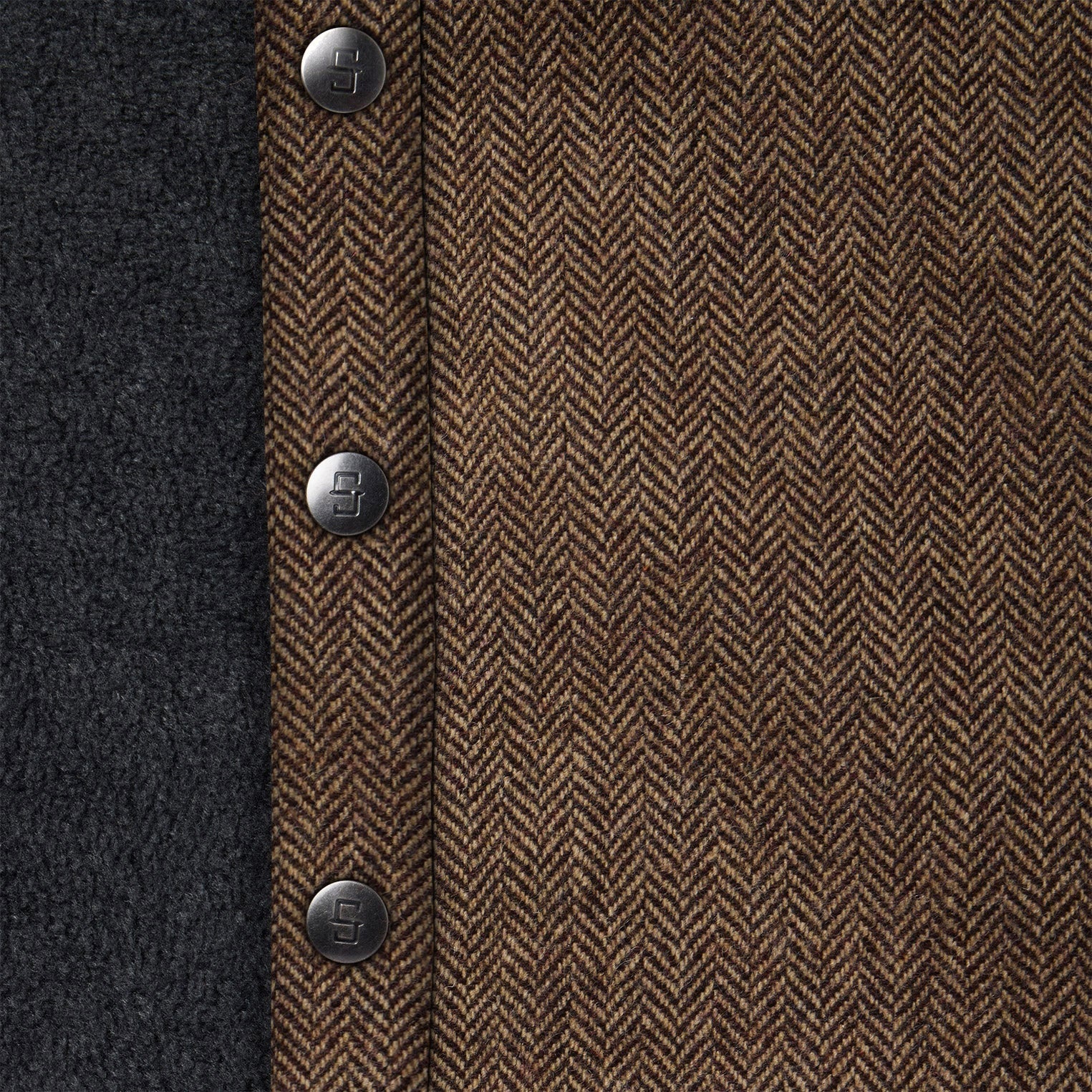 Herringbone Shirt Jacket Brown | Stetson