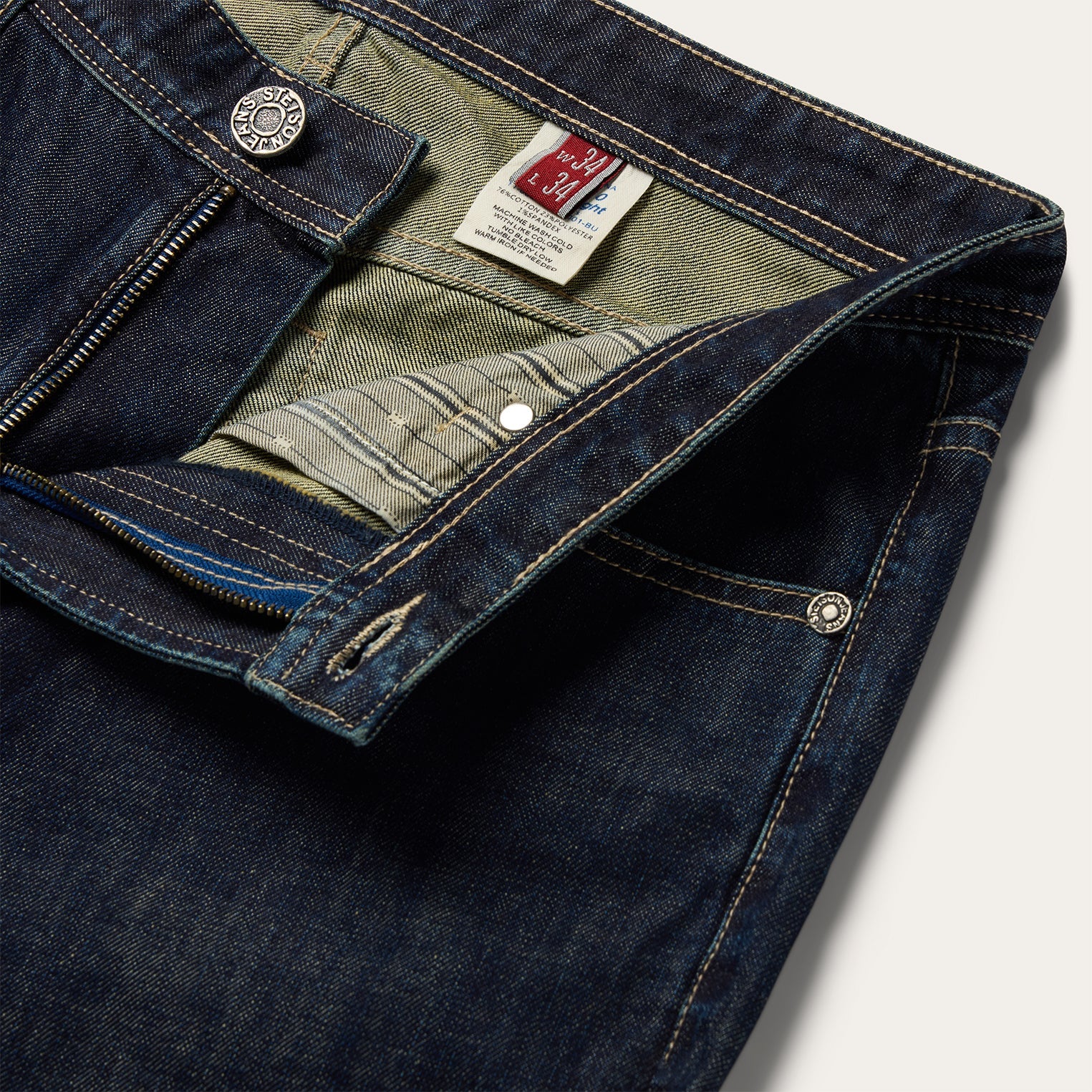 1210 Straight Fit Jeans Blue | Stetson