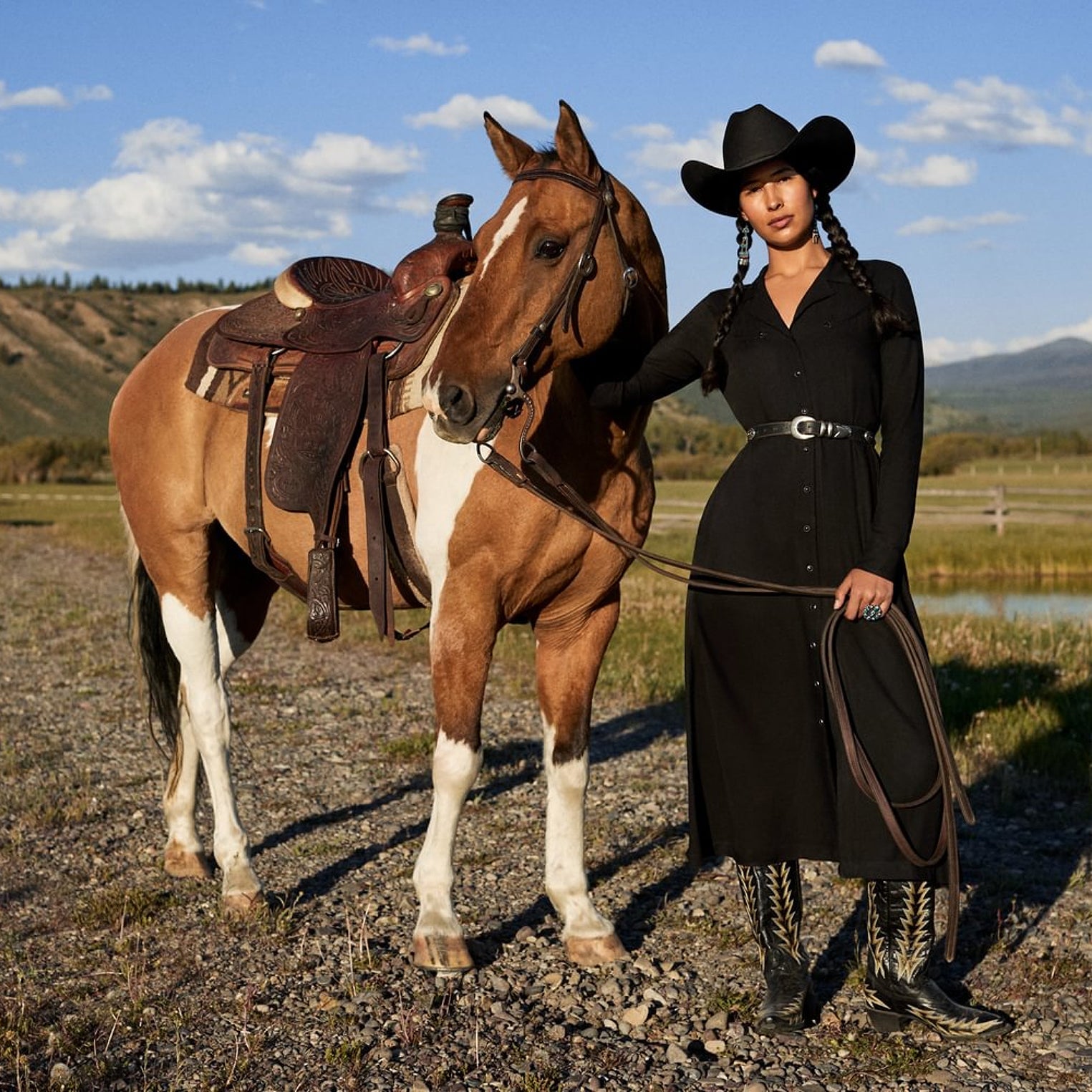 Twill Western Dress Black | Stetson