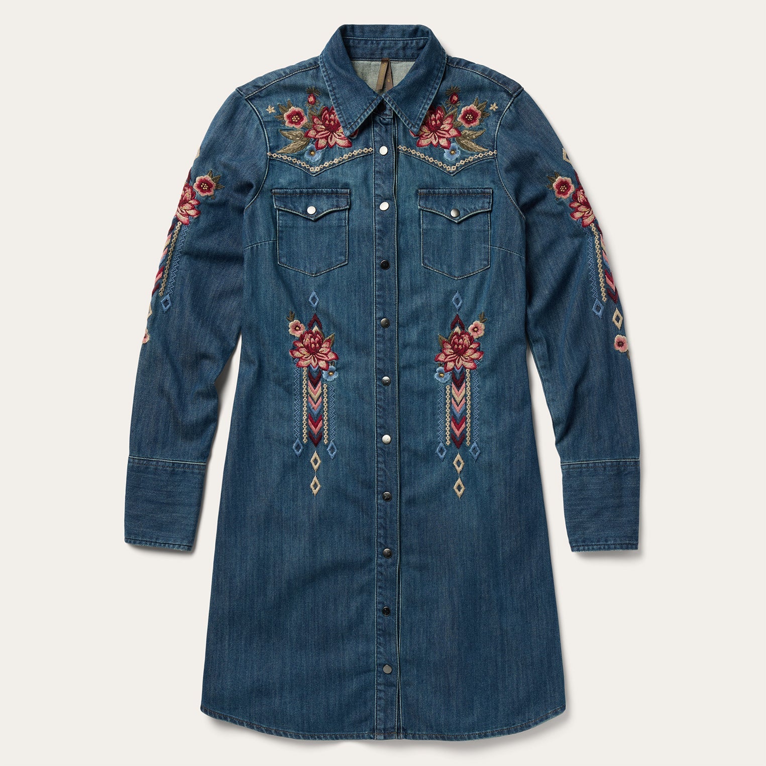 Lavish Denim Shirt Dress Blue | Stetson