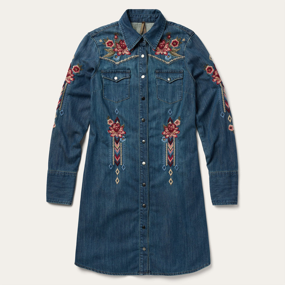 Lavish Denim Shirt Dress Blue | Stetson