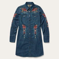 Lavish Denim Shirt Dress Blue | Stetson