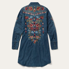 Lavish Denim Shirt Dress Blue | Stetson