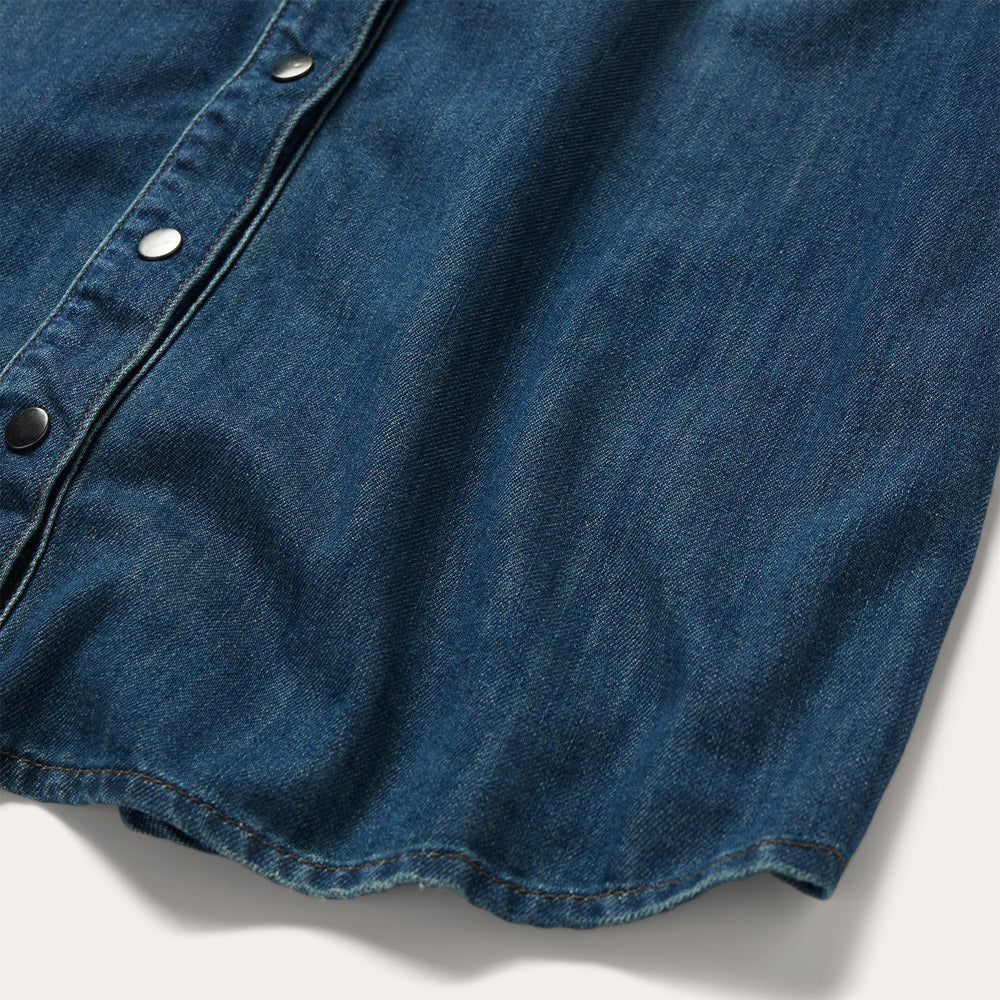 Lavish Denim Shirt Dress Blue | Stetson