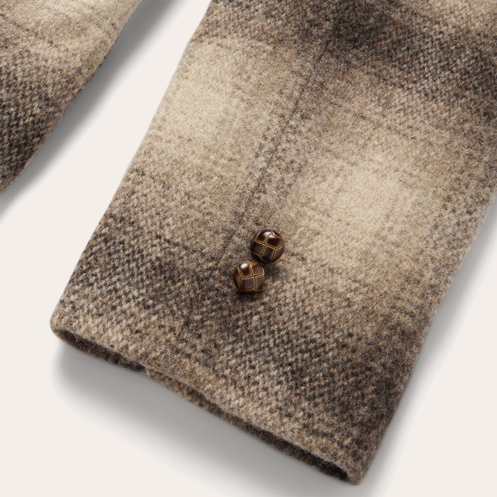 Wool Plaid Western Blazer Brown | Stetson
