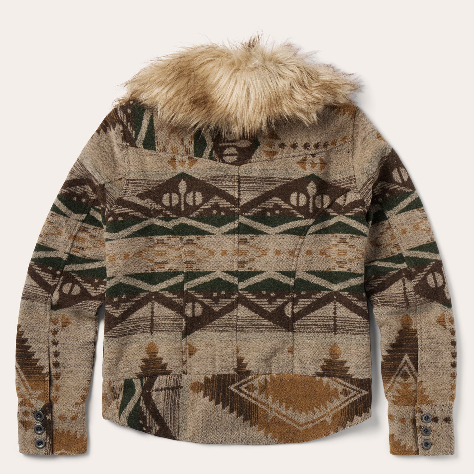 Southwestern Flannel Jacket Brown | Stetson
