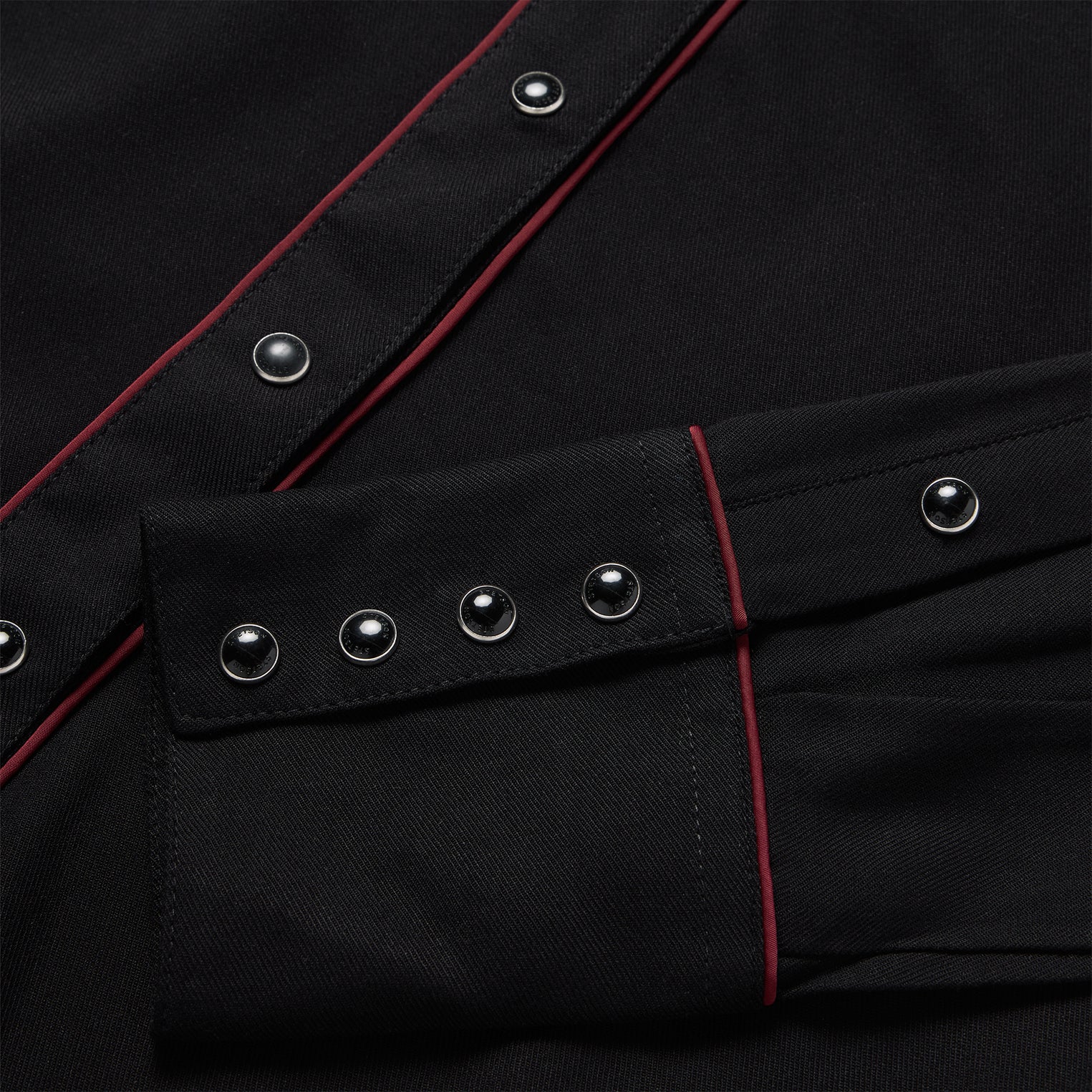 Piped Western Blouse Black | Stetson