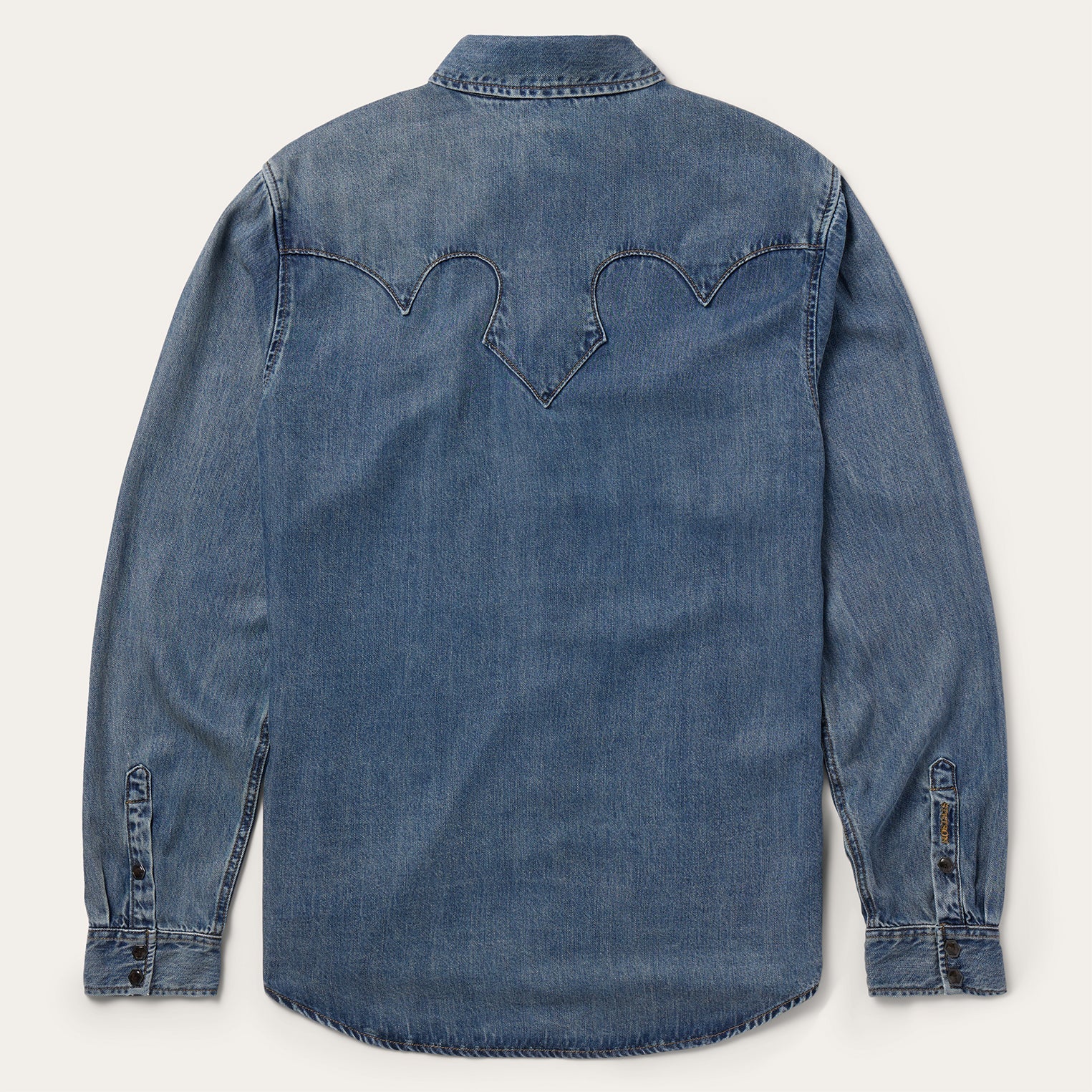 Retro Denim Western Shirt Blue | Stetson