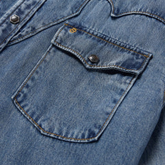 Retro Denim Western Shirt Blue | Stetson