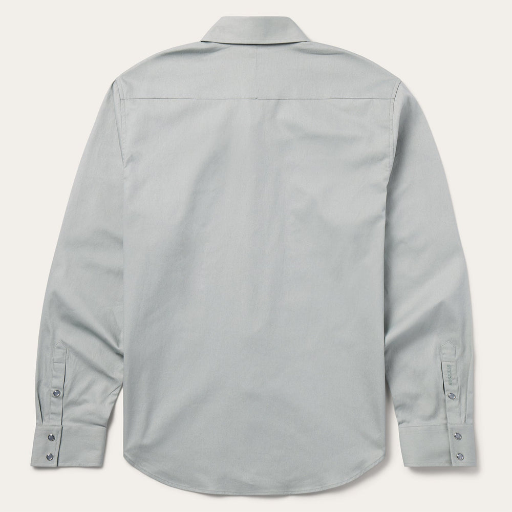 Brushed Twill Western Shirt Slate Green | Stetson