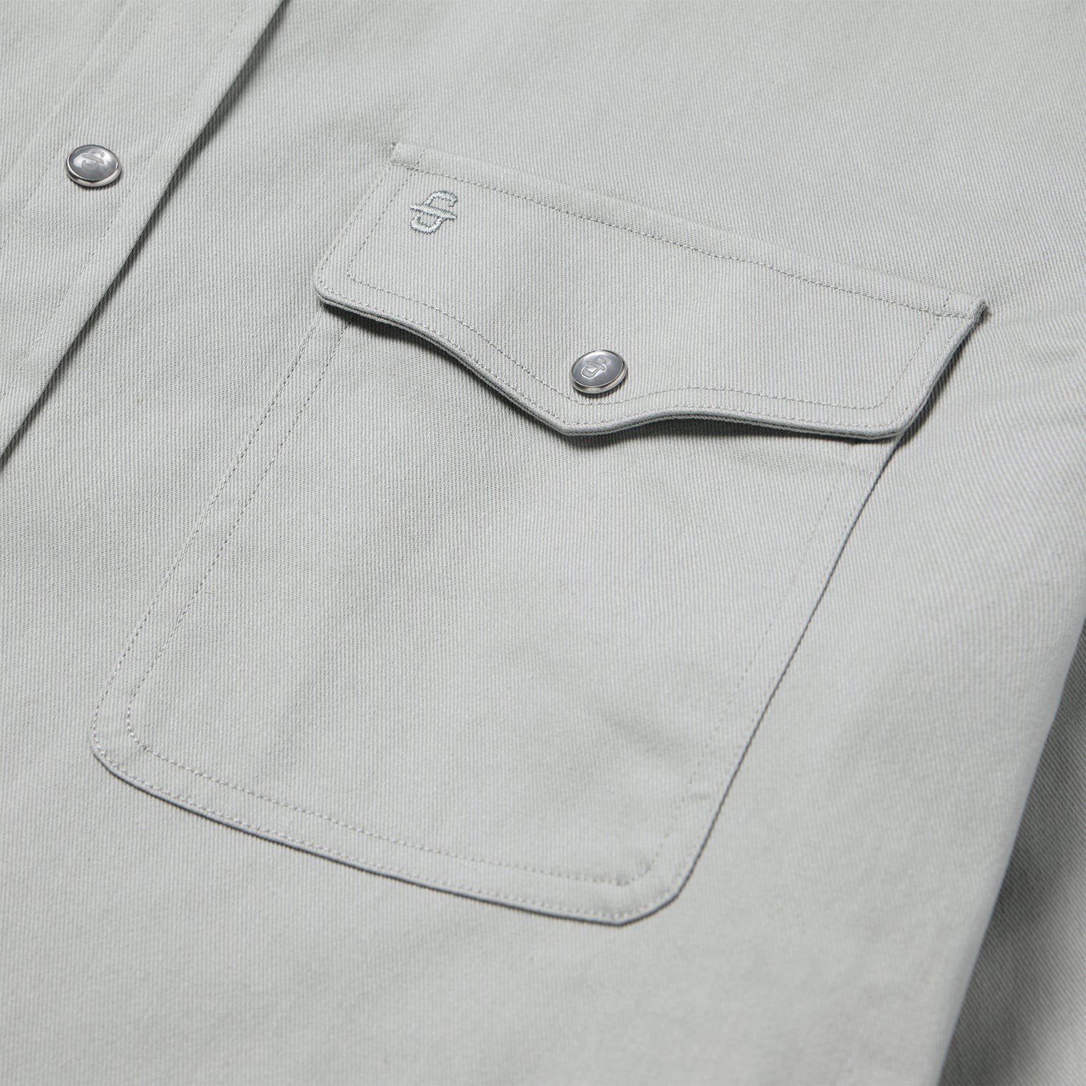 Brushed Twill Western Shirt Slate Green | Stetson