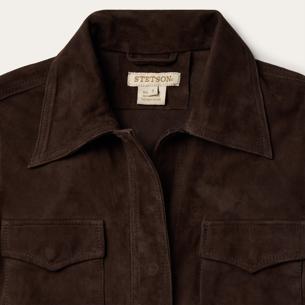 Lambskin Shirt Dress Brown | Stetson