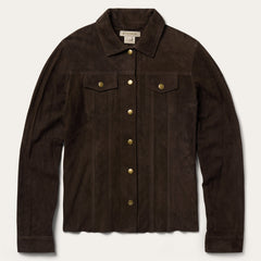 Lambskin Shirt Jacket Brown | Stetson