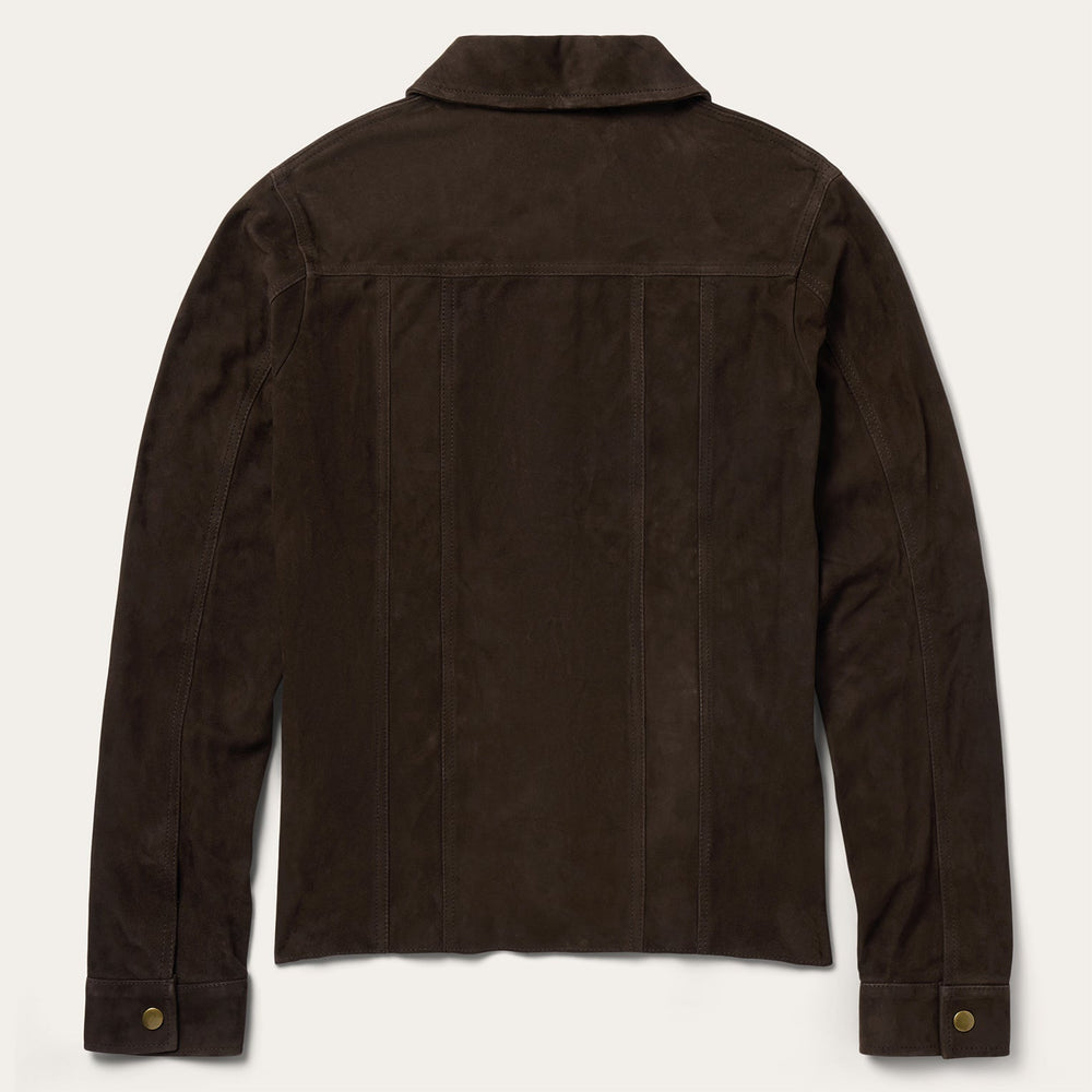 Lambskin Shirt Jacket Brown | Stetson