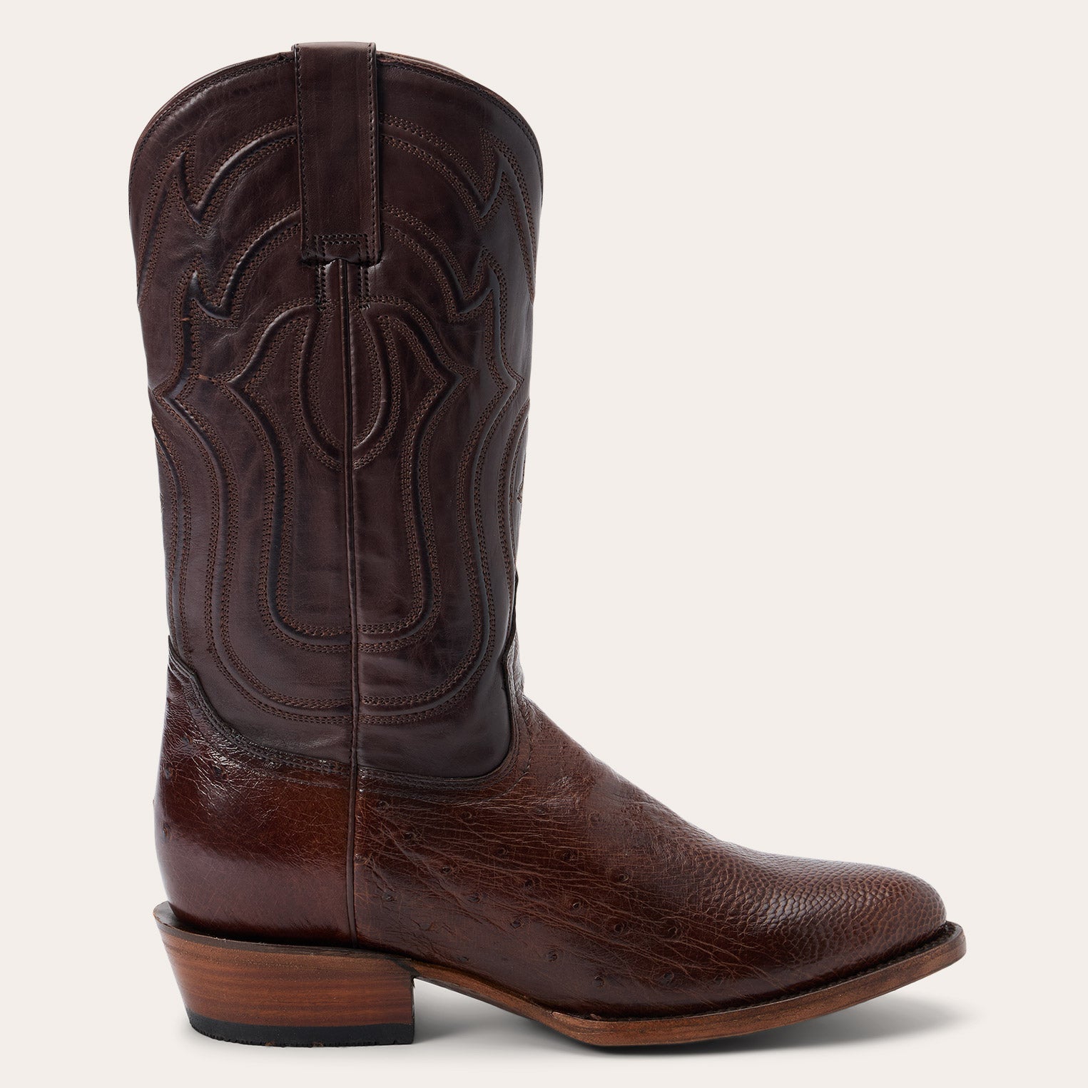 Wyatt Ostrich Boots Tobacco | Stetson