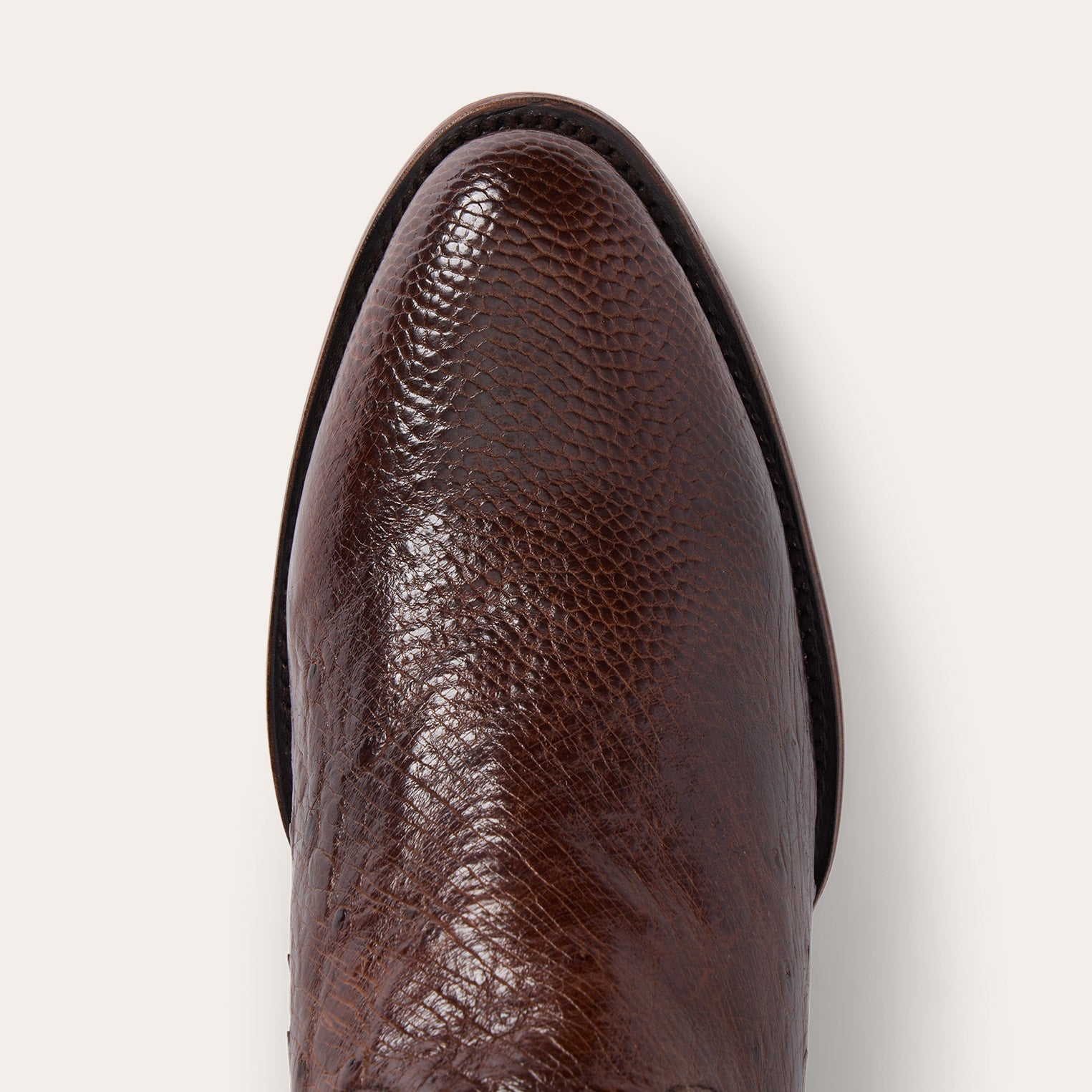 Wyatt Ostrich Boots Tobacco | Stetson