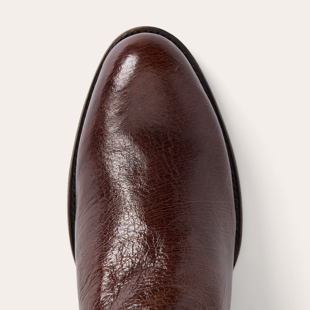 Clay Smooth Ostrich Roper Boots Tobacco | Stetson
