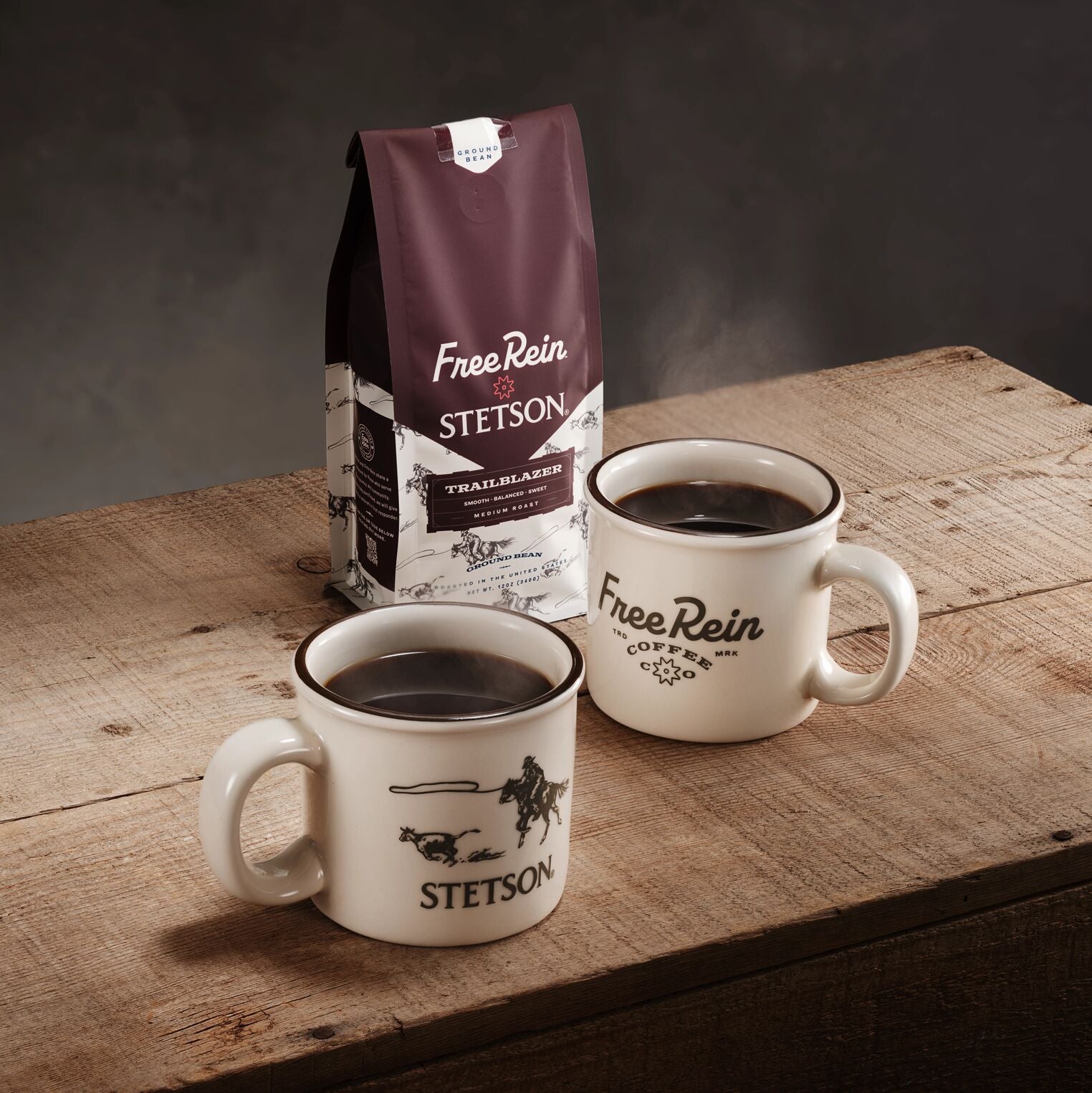 Stetson X Free Rein Cowboy Coffee Kit White | Stetson