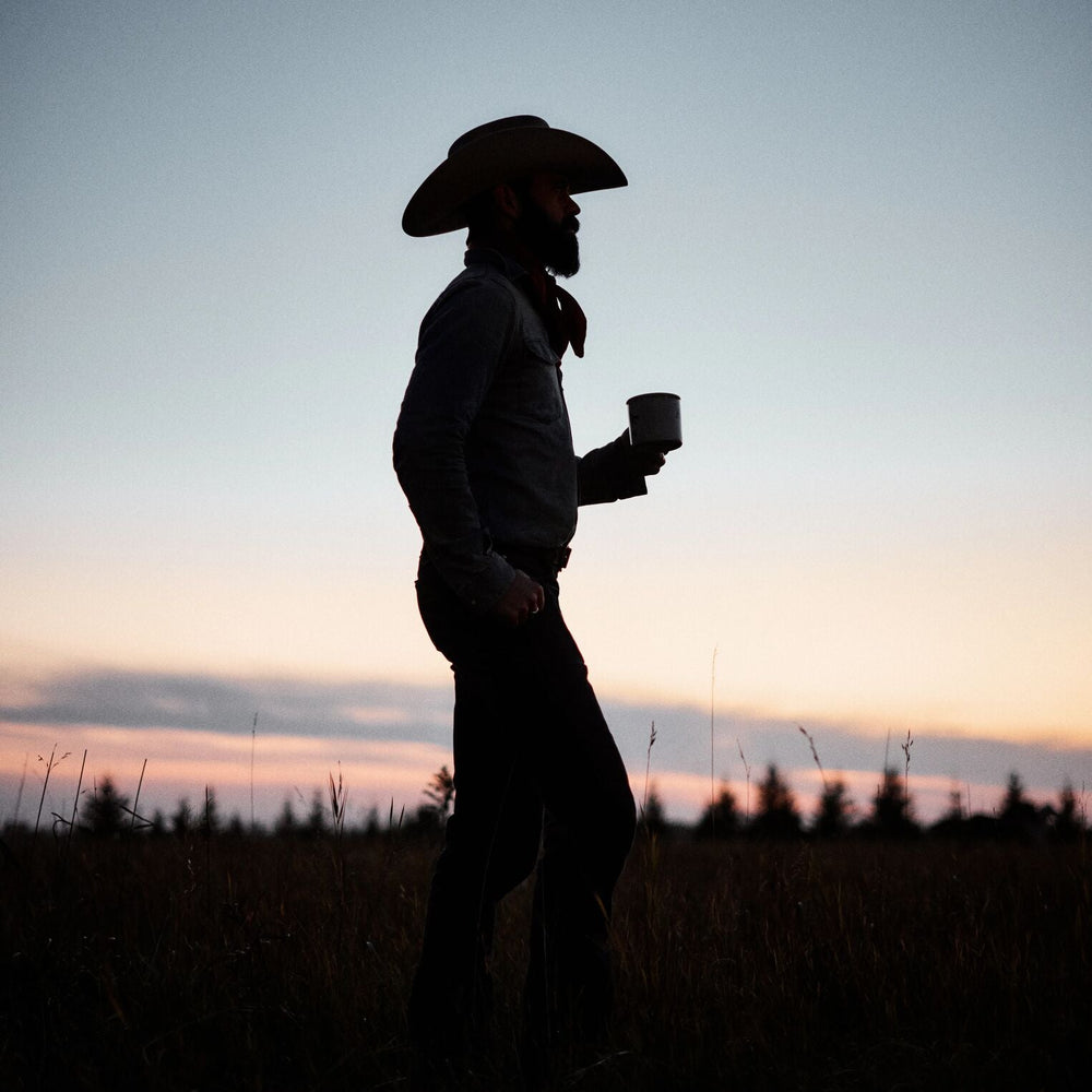 Stetson X Free Rein Cowboy Coffee Kit White | Stetson