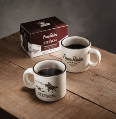 Stetson X Free Rein Cowboy Coffee Pod Kit White | Stetson