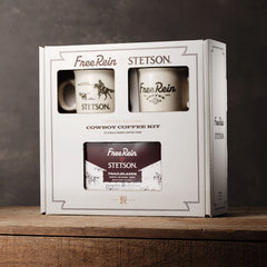 Stetson X Free Rein Cowboy Coffee Pod Kit White | Stetson