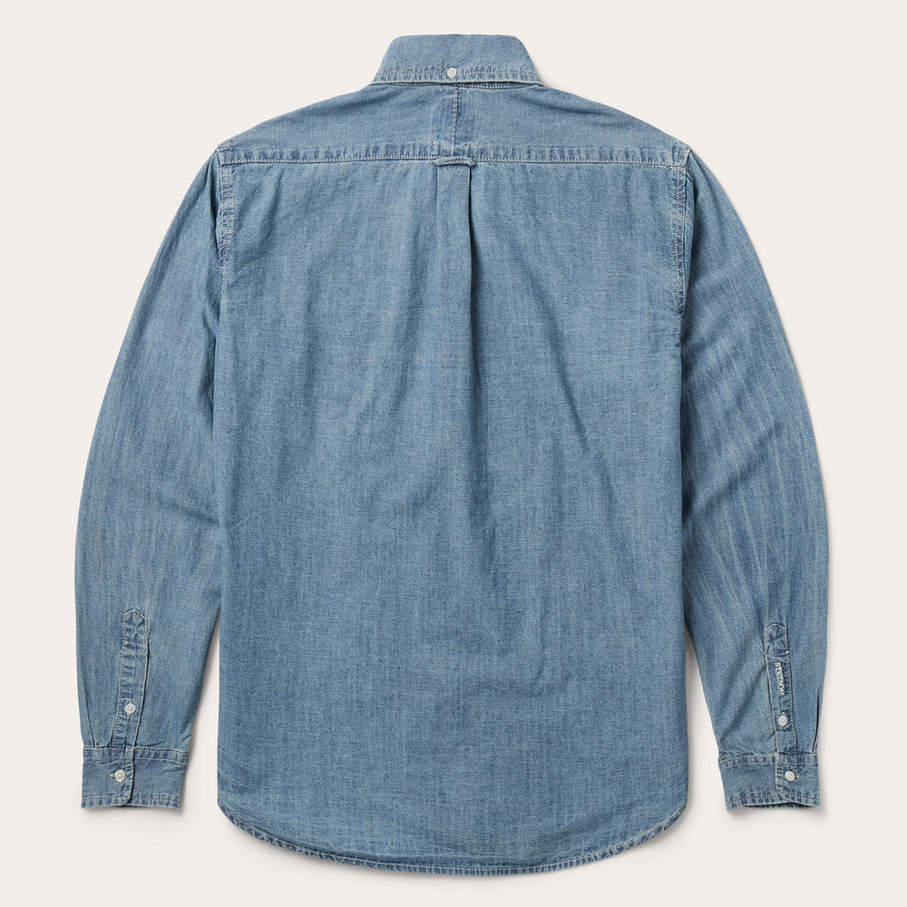 Chambray Button-Down Shirt Blue | Stetson