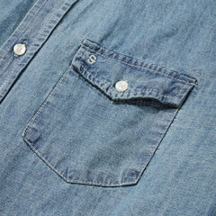Chambray Button-Down Shirt Blue | Stetson