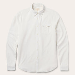 Peached Oxford Button-Down Shirt White | Stetson