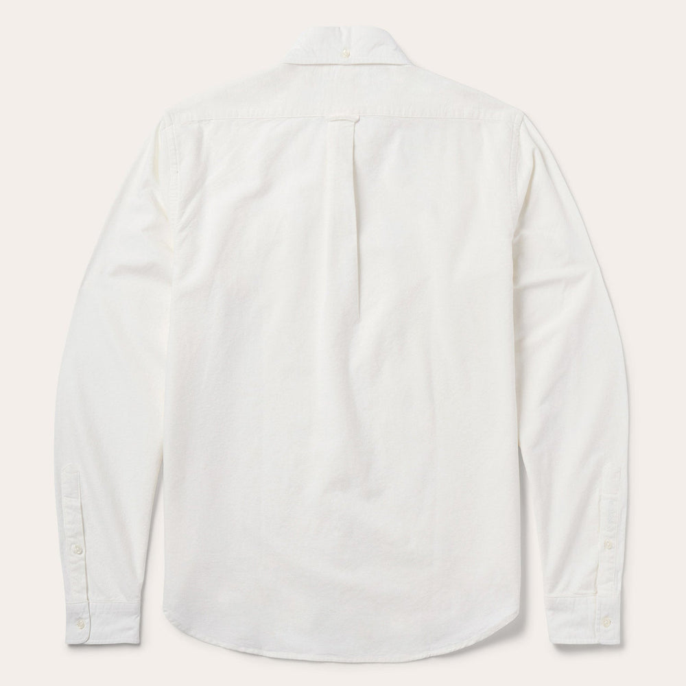 Peached Oxford Button-Down Shirt White | Stetson