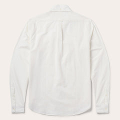 Peached Oxford Button-Down Shirt White | Stetson