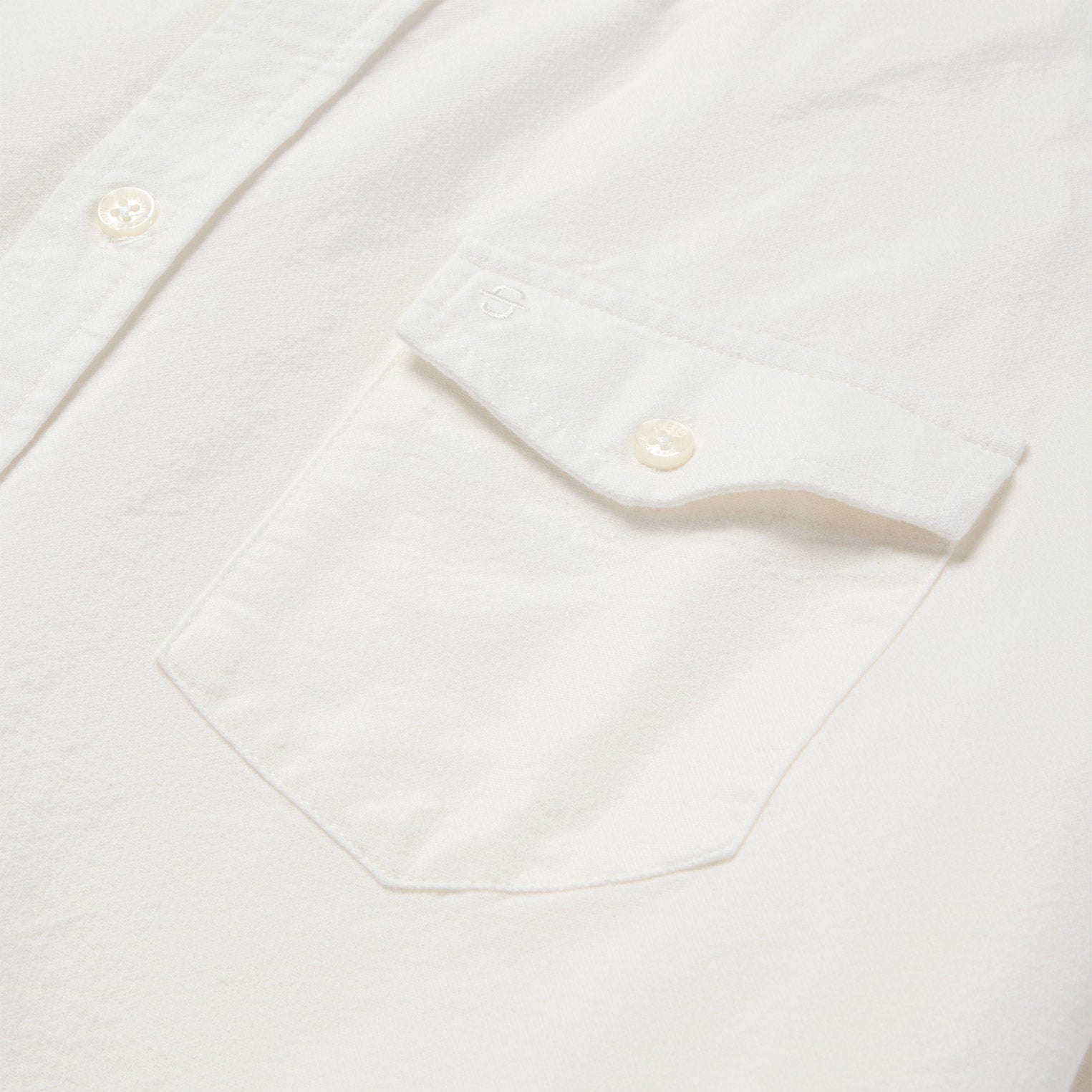 Peached Oxford Button-Down Shirt White | Stetson